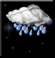 Moderate drizzle, Mostly cloudy